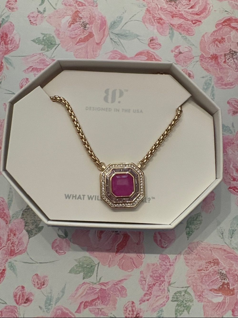Purple Flourite on Gold Plating - Bomb Party - Cradled Fire